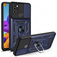 [Užsakomoji prekė] Dėklas Samsung Galaxy A21s - Techsuit CamShield Series - Mėlynas