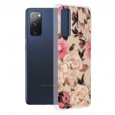 [Užsakomoji prekė] Telefono dėklas Samsung Galaxy S20 FE / S20 FE 5G - Techsuit Marble Series - Mary Berry Nude