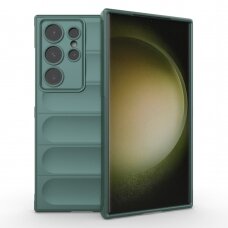 [Užsakomoji prekė] Dėklas Samsung Galaxy S23 Ultra - Techsuit Magic Shield - Žalias