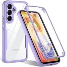 [Užsakomoji prekė] Dėklas Samsung Galaxy S24 + Folie - Techsuit ColorVerse 360 Series - Purpurinis