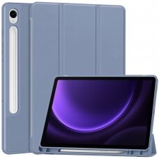 [Užsakomoji prekė] Dėklas Samsung Galaxy Tab S7 Plus / S8 Plus - Techsuit Flex Trifold - Purpurinis