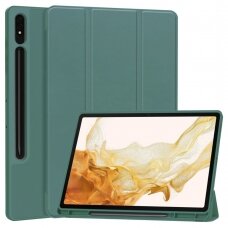 [Užsakomoji prekė] Dėklas Samsung Galaxy Tab S8 - Techsuit Flex Trifold - Žalias