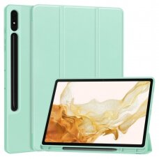 [Užsakomoji prekė] Dėklas Samsung Galaxy Tab S8 - Techsuit Flex Trifold - Matcha Green