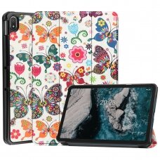 [Užsakomoji prekė] Dėklas Samsung Galaxy Tab S9 / S9 FE - Techsuit FoldPro - Butterfly