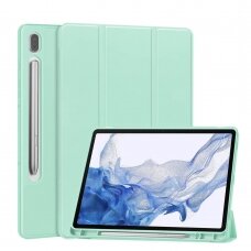 [Užsakomoji prekė] Dėklas Samsung Galaxy Tab S9 - Techsuit Flex Trifold - Matcha Green