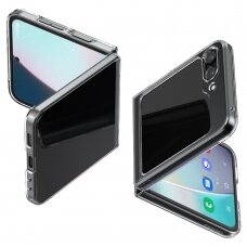 Akcija! Dėklas Samsung Galaxy Z Flip5 - Spigen Air Skin - Crystal Permatomas