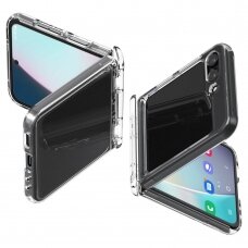 [Užsakomoji prekė] Dėklas Samsung Galaxy Z Flip5 - Spigen Thin Fit - Crystal Skaidrus