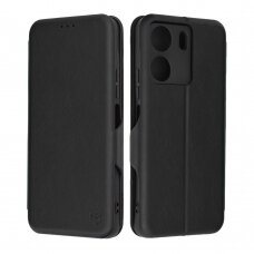 [Užsakomoji prekė] Dėklas Xiaomi Redmi 13C 4G / Poco C65 - Techsuit Safe Wallet Plus - Juodas