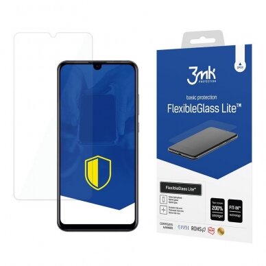 Lankstus apsauginis stiklas 3mk FlexibleGlass Lite Huawei P30