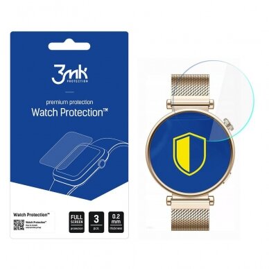 Huawei Watch GT 4 41mm -ekrano apsauga 3mk Watch Protection™ v. FlexibleGlass Lite