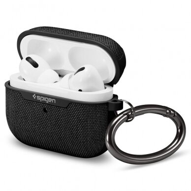 [Užsakomoji prekė] Dėklas skirtas AirPods Pro - Spigen Urban Fit - Juodas