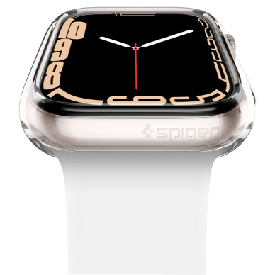 [Užsakomoji prekė] Dėklas Apple Watch 4 / 5 / 6 / 7 / SE / 8 (40mm / 41mm) - Spigen Liquid Crystal (ACS04195) - Crystal Permatomas 3