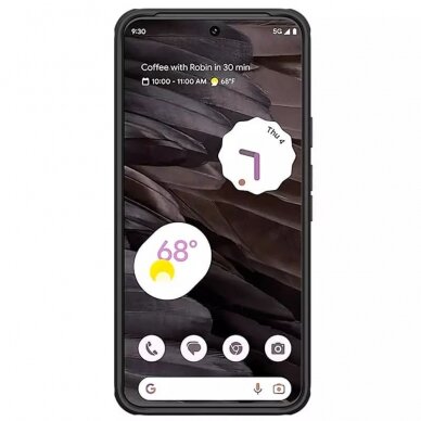 [Užsakomoji prekė] Dėklas Google Pixel 8 - Nillkin Super Frosted Shield Pro - Juodas 1