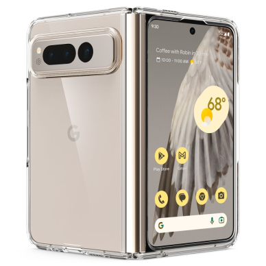 [Užsakomoji prekė] Dėklas Google Pixel Fold - Spigen Ultra Hybrid - Permatomas 2