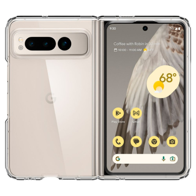 [Užsakomoji prekė] Dėklas Google Pixel Fold - Spigen Ultra Hybrid - Permatomas 3