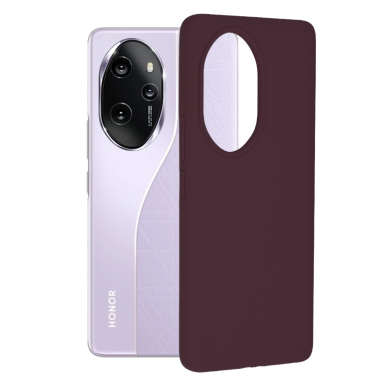 [Užsakomoji prekė] Dėklas Honor 100 Pro - Techsuit Soft Edge Silicone - Plum Violetinis