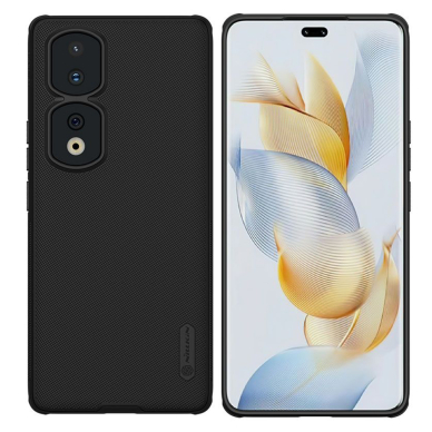 [Užsakomoji prekė] Dėklas Honor 90 Pro - Nillkin Super Frosted Shield Pro - Juodas