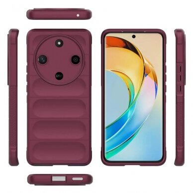 [Užsakomoji prekė] Dėklas Honor Magic6 Lite - Techsuit Magic Shield - Bordo 2