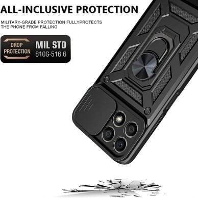 [Užsakomoji prekė] Telefono dėklas Honor X8a - Techsuit CamShield Series - Juodas HOZ299 1