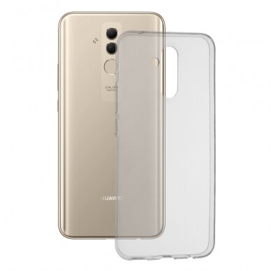 [Užsakomoji prekė] Dėklas skirtas Huawei Mate 20 Lite - Techsuit permatomas Silicone - permatomas