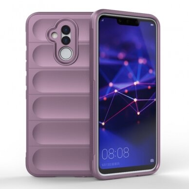 [Užsakomoji prekė] Dėklas Huawei Mate 20 Lite - Techsuit Magic Shield - Purpurinis