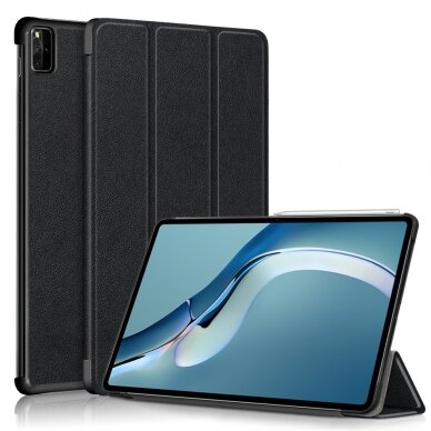 [Užsakomoji prekė] Dėklas skirtas Huawei MatePad Pro 12.6 2021 - Techsuit FoldPro - Juodas