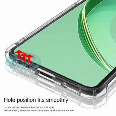 [Užsakomoji prekė] Dėklas Huawei nova 11 SE - Techsuit Shockproof Clear Silicone - Permatomas 4