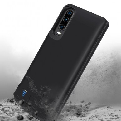 [Užsakomoji prekė] Dėklas skirtas Huawei P30 Pro cu Baterie de 5000mAh - Techsuit Power Pro - Juodas 4