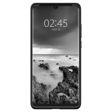 [Užsakomoji prekė] Dėklas skirtas Huawei P30 Pro / P30 Pro New Edition - Spigen Rugged Armor - Juodas 4