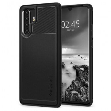 [Užsakomoji prekė] Dėklas skirtas Huawei P30 Pro / P30 Pro New Edition - Spigen Rugged Armor - Juodas