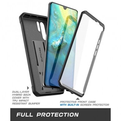 [Užsakomoji prekė] Dėklas skirtas Huawei P30 Pro / P30 Pro New Edition - Supcase Unicorn Beetle Pro - Juodas 3