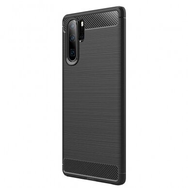 [Užsakomoji prekė] Dėklas skirtas Huawei P30 Pro / P30 Pro New Edition - Techsuit Carbon Silicone - Juodas 4