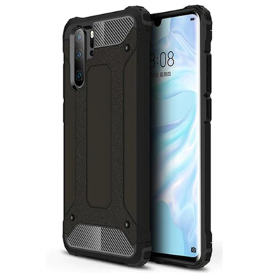 [Užsakomoji prekė] Dėklas skirtas Huawei P30 Pro - Techsuit Hybrid Armor - Juodas