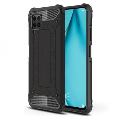 [Užsakomoji prekė] Dėklas skirtas Huawei P40 Lite - Techsuit Hybrid Armor - Juodas