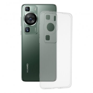 [Užsakomoji prekė] Dėklas skirtas Huawei P60 - Techsuit permatomas Silicone - permatomas