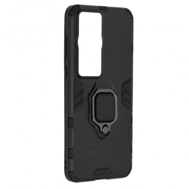 [Užsakomoji prekė] Dėklas skirtas Huawei P60 - Techsuit Silicone Shield - Juodas 5