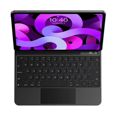 [Užsakomoji prekė] Dėklas iPad 10 (2022) 10.9 - Baseus Brilliance Magnetic Keyboard Case Digital Display (ARJK020013) - Gray 1