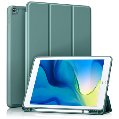 [Užsakomoji prekė] Dėklas iPad 10.2 (2019 / 2020 / 2021) - Techsuit Flex Trifold - Žalias