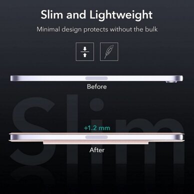 [Užsakomoji prekė] Dėklas iPad mini 6 (2021) - ESR Rebound Magnetic - Rožinis 5