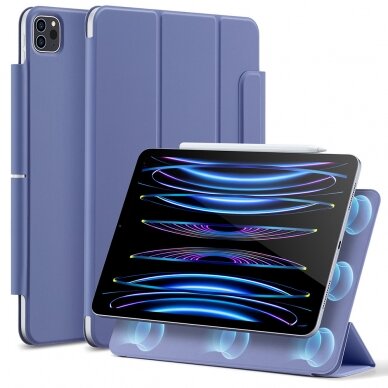 [Užsakomoji prekė] Dėklas iPad Pro 11 (2018 / 2020 / 2021 / 2022) - ESR Rebound Magnetic - Lavender