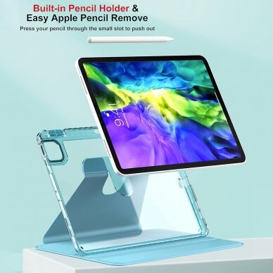 [Užsakomoji prekė] Dėklas iPad Pro 11 (2018 / 2020 / 2021 / 2022) - Techsuit Crystal Vision - Bleu 1