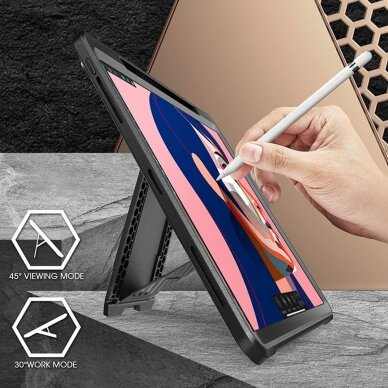 [Užsakomoji prekė] Dėklas iPad Pro 11 (2021 / 2022) - Supcase Unicorn Beetle Pro - Juodas 3