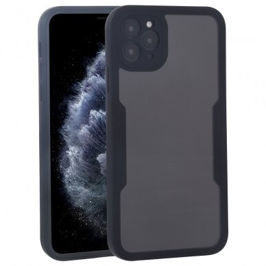 [Užsakomoji prekė] Dėklas iPhone 11 Pro Max + Folie - Techsuit ColorVerse 360 Series - Juodas