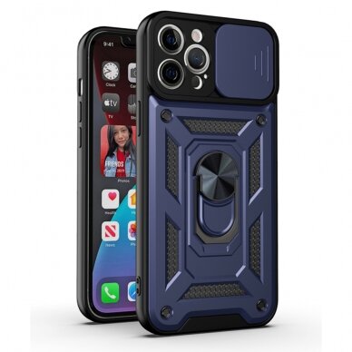 [Užsakomoji prekė] Dėklas iPhone 11 Pro Max - Techsuit CamShield Series - Mėlynas