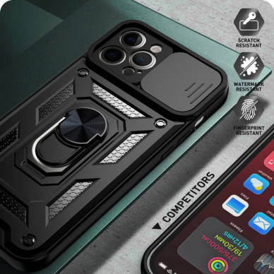 [Užsakomoji prekė] Dėklas iPhone 11 Pro Max - Techsuit CamShield Series - Žalias 1