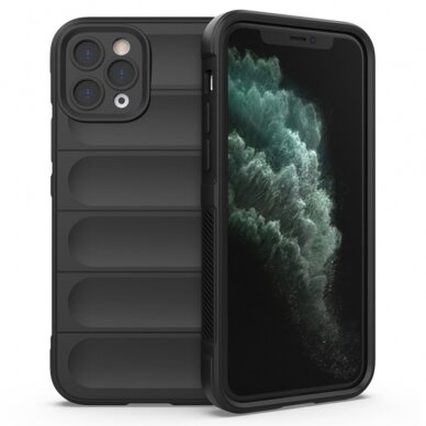 [Užsakomoji prekė] Dėklas iPhone 11 Pro Max - Techsuit Magic Shield - Juodas