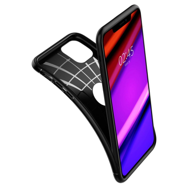 [Užsakomoji prekė] Dėklas skirtas iPhone 11 - Spigen Rugged Armor - Juodas  3