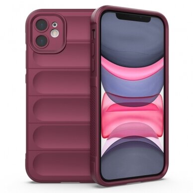 [Užsakomoji prekė] Dėklas iPhone 11 - Techsuit Magic Shield - Bordo