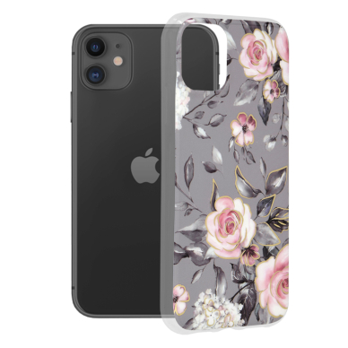 [Užsakomoji prekė] Dėklas skirtas iPhone 11 - Techsuit Marble Series - Bloom of Ruth Pilkas