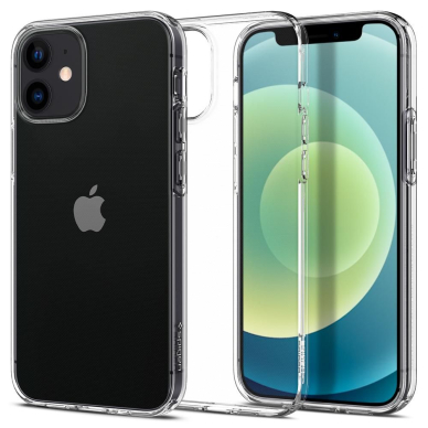 [Užsakomoji prekė] Dėklas skirtas iPhone 12 / 12 Pro - Spigen Liquid Crystal - permatomas